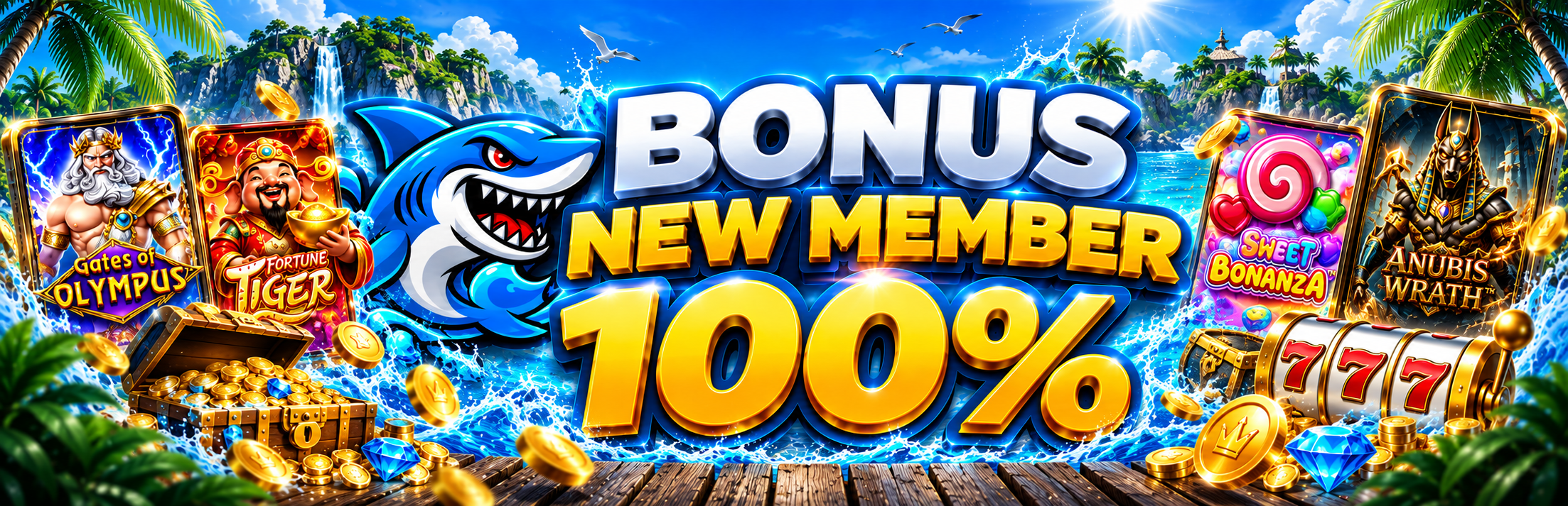Bonus New Member 100%